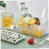 Ice Cube Mold Multifunctional Ice Maker 28/56 Grids Press Ice Tray Bucket with One-touch To Release Portable Ice Box Ice Cube