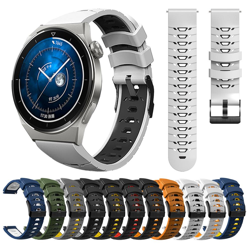 Zapasowy Pasek Do HUAWEI WATCH GT 3 Pro 46mm 43mm Sportowy Silikonowy Pasek Do HUAWEI GT Runner GT3 GT2 42mm Pasek do Zegarka Bransoleta