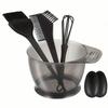 BEPAN 6 Stück/Set Professionelles Haarfärbe-Kit Haarfärbemittel Werkzeuge Friseur Styling Zubehör Mit Haarfärbe Farbmischer Färbepinsel Schale