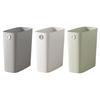 Household Trash Can Without Press Ring Bathroom Plastic Modern Large Capacity Living Room Kitchen Lid Waste Rubbish Garbage