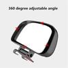 Adjustable Wide Angle Parking Auxiliary Blind Spot Side Rear Mirrors Universal