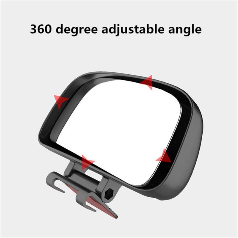Adjustable Wide Angle Parking Auxiliary Blind Spot Side Rear Mirrors Universal