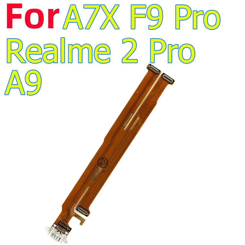 Charging Port Board Flex Cable For OPPO A7X/F9/F9 Pro/Realme 2 Pro A7X/F9/F9 Pro/RM2Pro