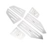 6PCS Motorcycle Foot Pedal Aluminum Alloy Comfortable Enhanced Stability Motorcycle Footrest Set