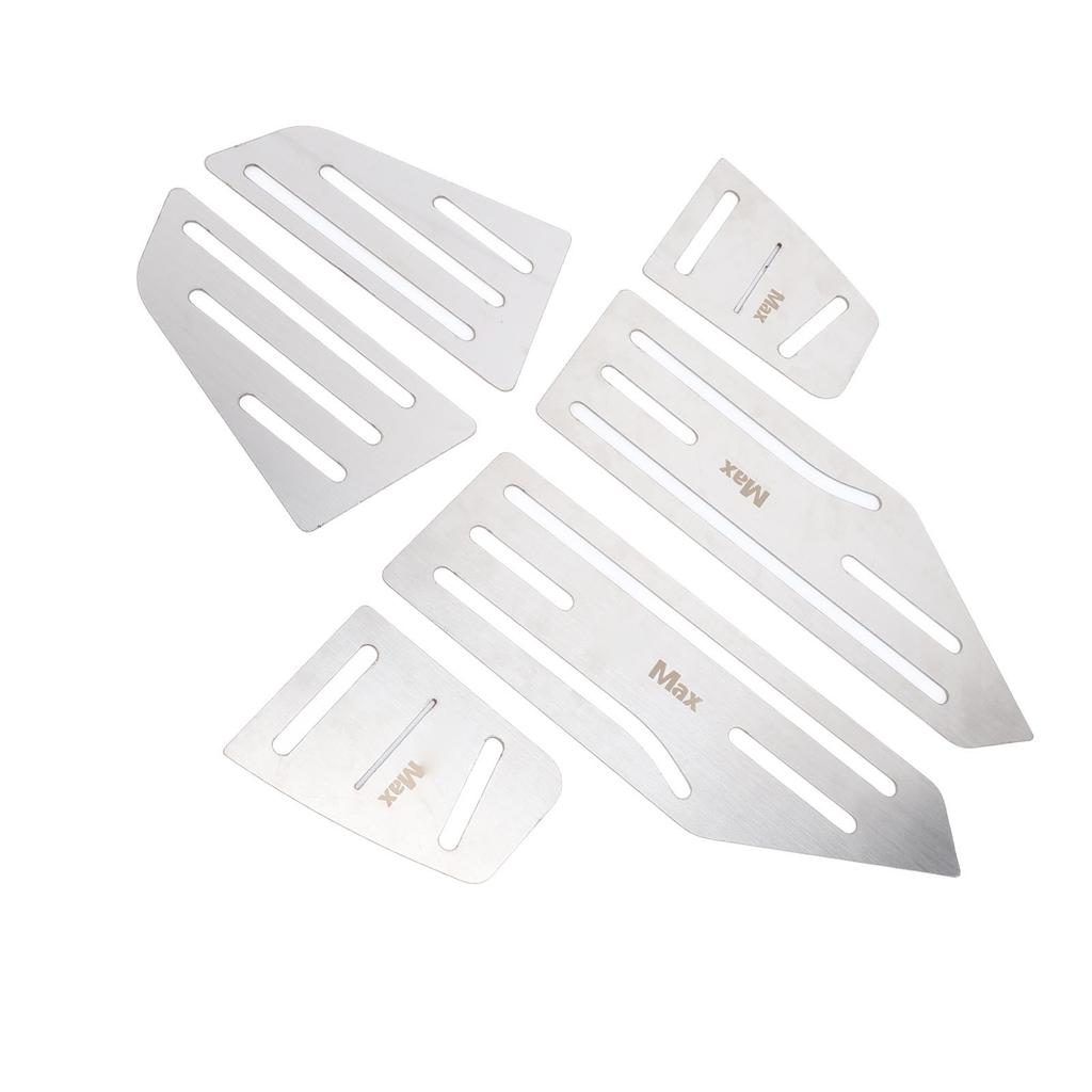 6PCS Motorcycle Foot Pedal Aluminum Alloy Comfortable Enhanced Stability Motorcycle Footrest Set