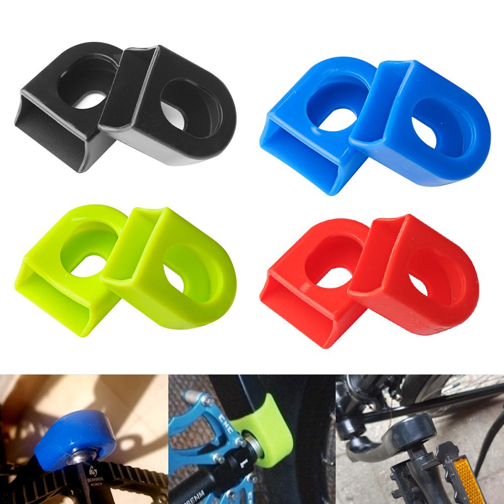Fahrrad Silikon Kurbelabdeckung Schutz Silikonhülle Pedal Kurbelgarnitur Schutzhülle Mountain Road Bike Radfahren MTB Zubehör