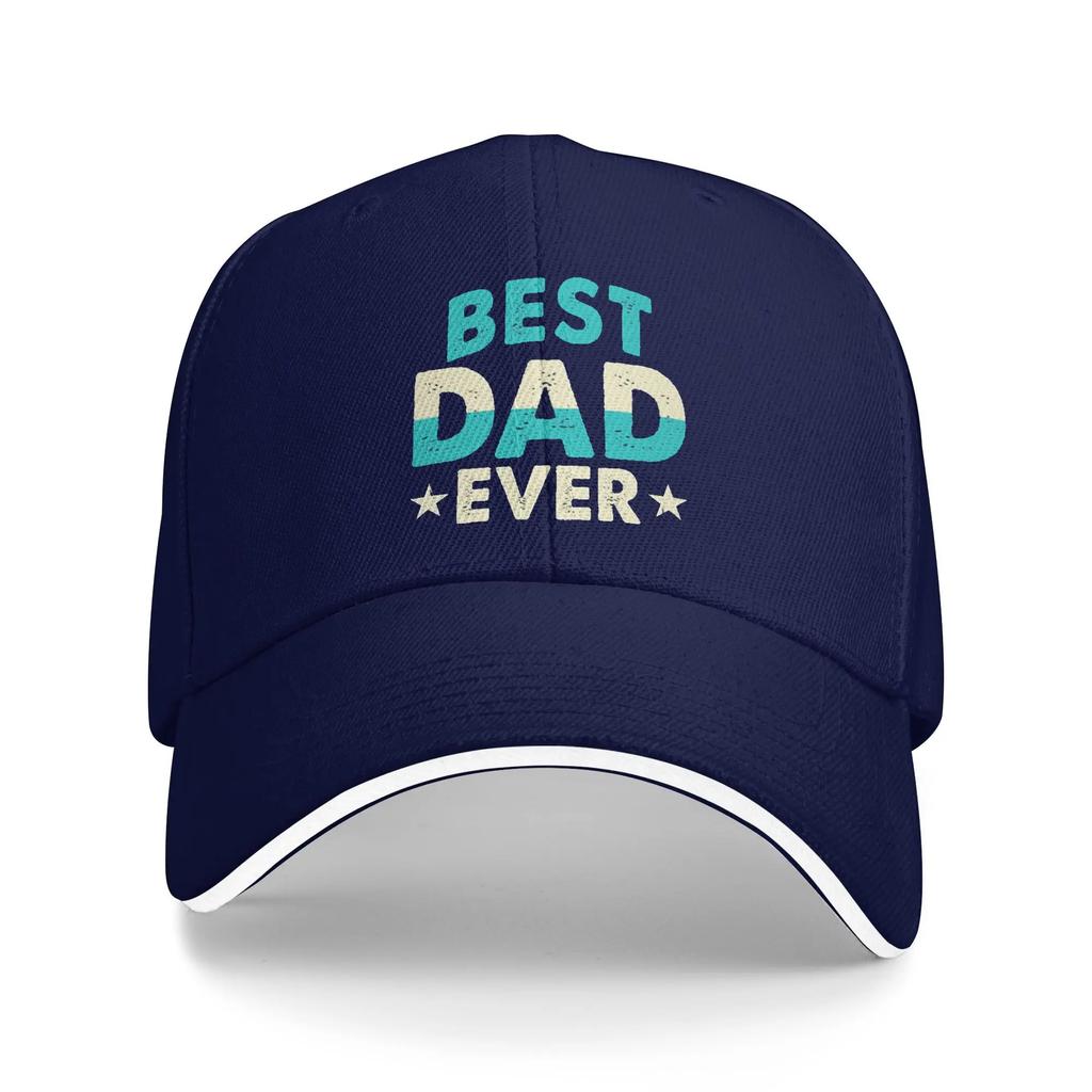Mens Designer Best Dad Ever Hiking Baseball Caps Boy  Printing Trucker Cap Womens Pool Party Sunscreen Hats