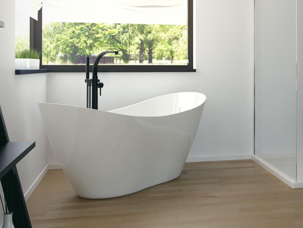 DECCO III Gold Floor-standing Bathtub Tap Besco