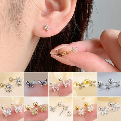 Body Jewelry Stud Earrings Cartilage Helix Ear Piercing Individualistic Earring