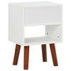 Nightstand Set of 2 Solid Acacia Wood 40 X 30 X 57 Cm