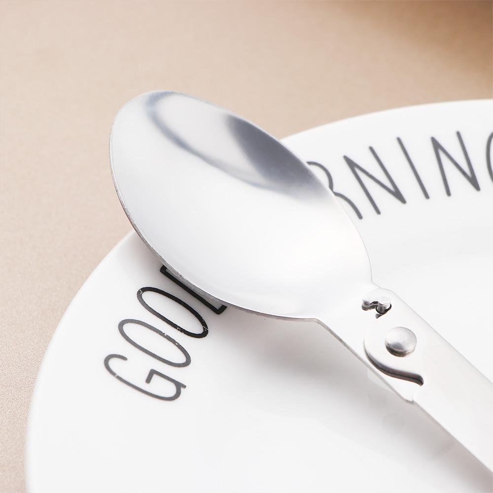 Camping Coffee Tea Hiking Kitchen Tool Travel Tableware Outdoor Tableware Folding Spoon Soup Spoon