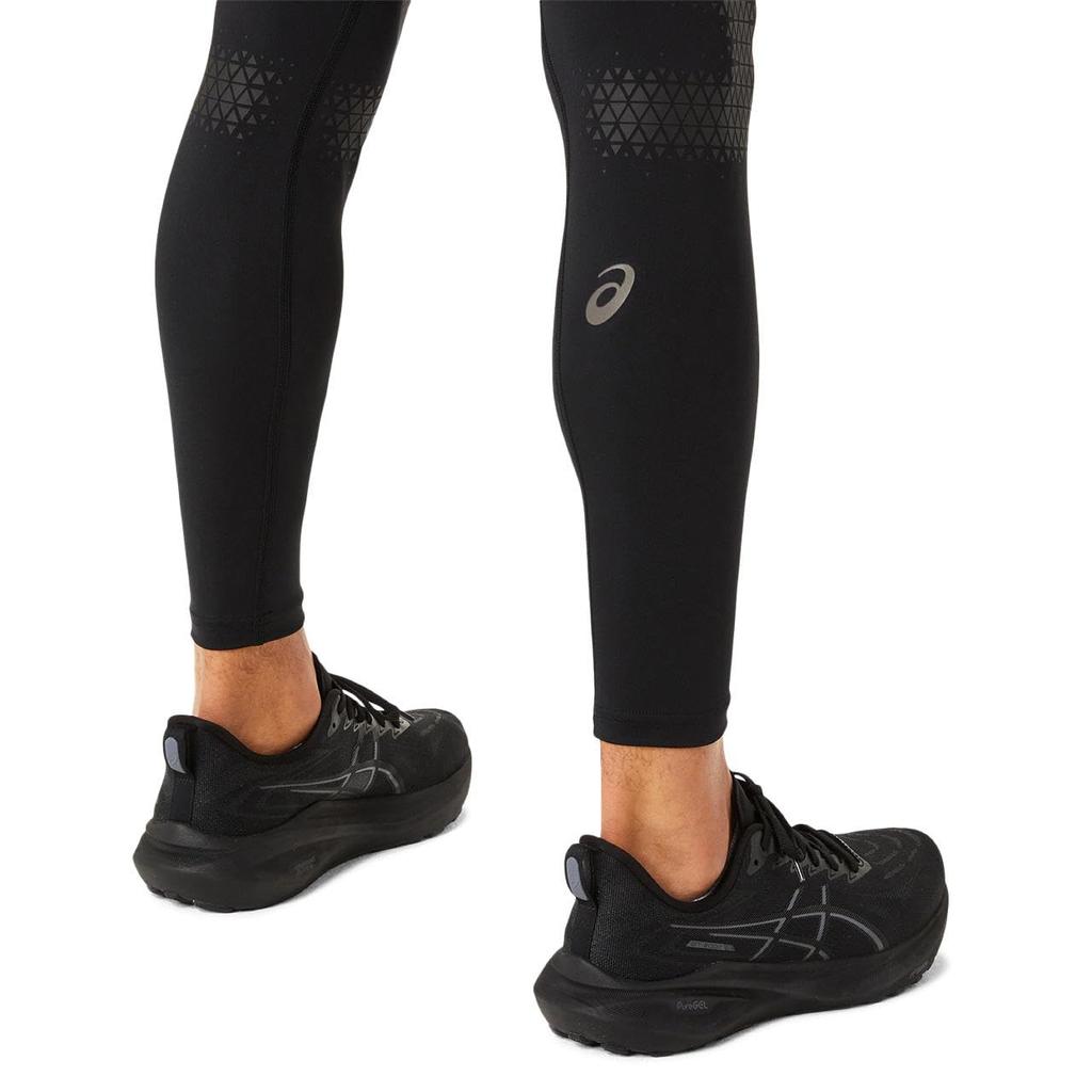Asics Bewegungs Muskelunterstützung Stabilität Leistung Größe XL Tights, Herren 2011D008, Schwarz,