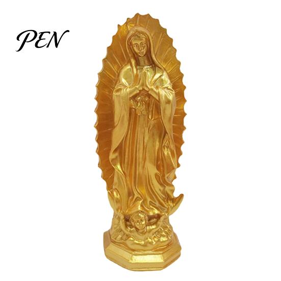 Collectable Character Figurine Our Lady of Guadalupe Religious Statue, Virgin Mary Figurine, Resin Sculpture, Unique Bookcase Accents Inspirational
