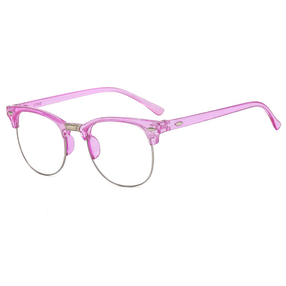 New Transparent Computer Glasses Frame Women Men Anti Blue Light Round Eyewear Blocking Glasses Optical Spectacle Eyeglass