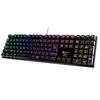 iClever Gaming Keyboard Red Switch Mechanical Japanese Layout Wired Full Size 112 Keys All Key Rollover Customizable RGB Backlight Gaming/Office G07