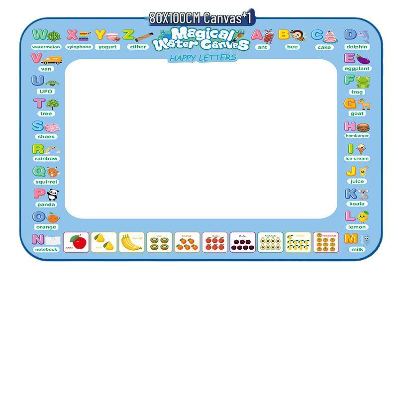 Magic Water Canvas: Large Reusable Water Painting Blanket for Kids