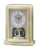 EMBLEM Table Onyx Stone 346 X 286 X 162 HW465G Clock, Frame, Frame, Mm, Quartz, Analog,