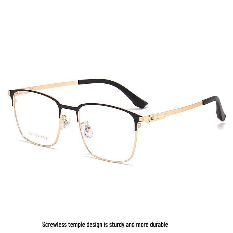 6127 Men's Half-Frame Magnetic Multifunctional Sunglasses: Polarized & Prescription-Compatible