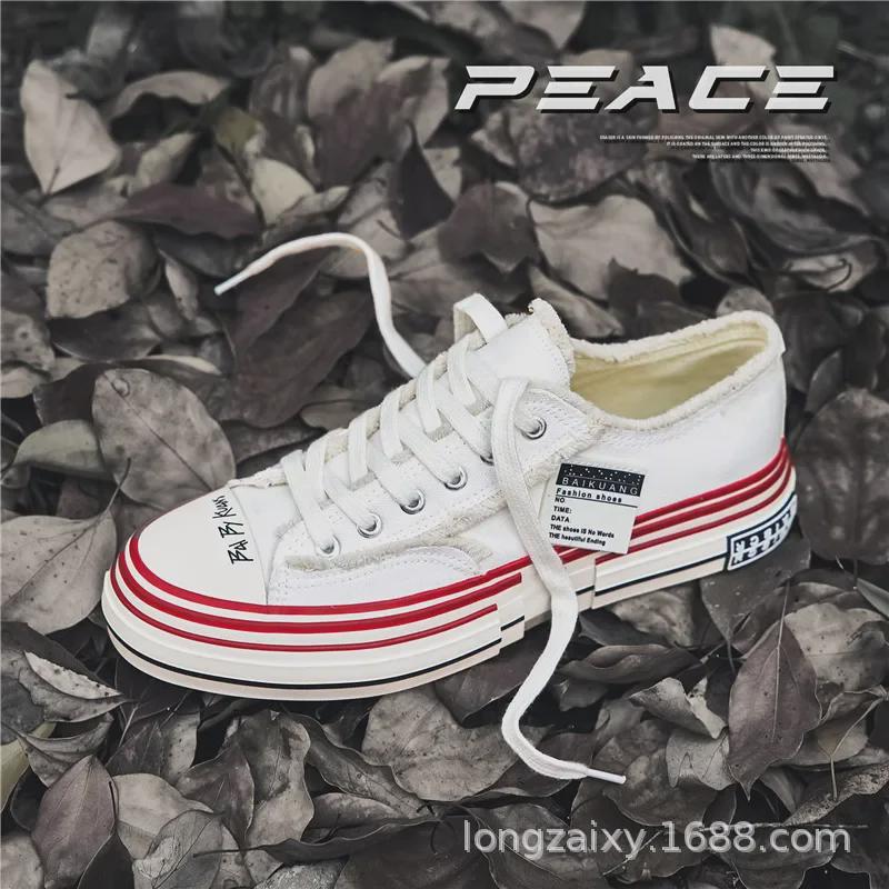 „2022 Canvas-Sneaker im Wu Jianhao-Stil: Trendy Casual Dicksohlenschuhe für Paare"