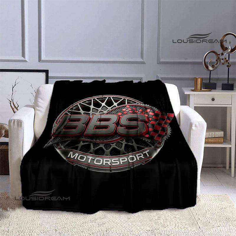 BBS LOGO printed blanket Picnic blanket Warm Flannel blankets Outdoor Blanket Home bed linings blankets for beds Birthday Gift