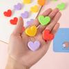 10Pcs Heart Shape Bulldog Grip Clips Food Bag Sealing Clamp Paper File Ticket Binder Photo Organizer Kitchen Office School