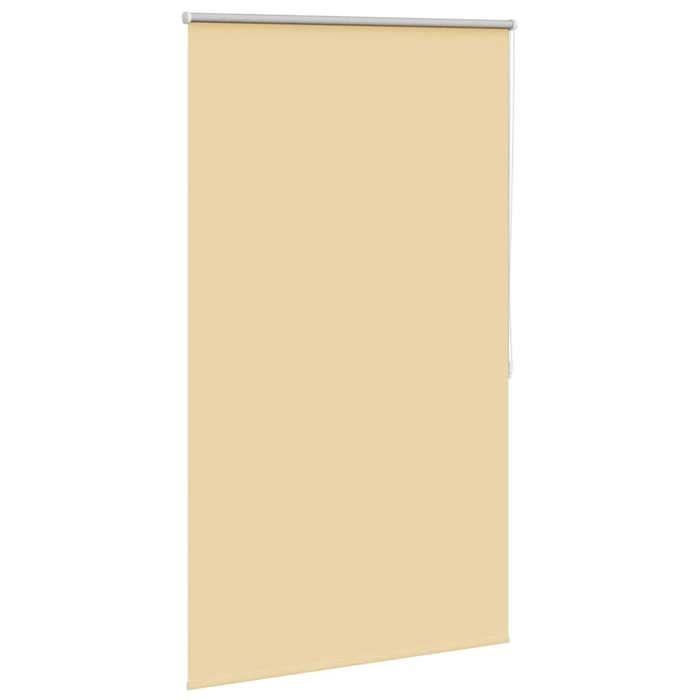 VidaXL Roller Blind Blackout 100x175cm Beige Window Bedroom 240117