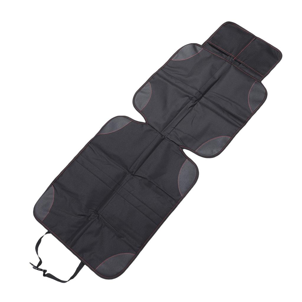 Ochraniacz na fotelik samochodowy dla fotelika dziecięcego Antypoślizgowy z kieszenią siatkową Uniwersalna mata ochronna na fotel samochodowy dla zwierząt i dzieci do większości pojazdów