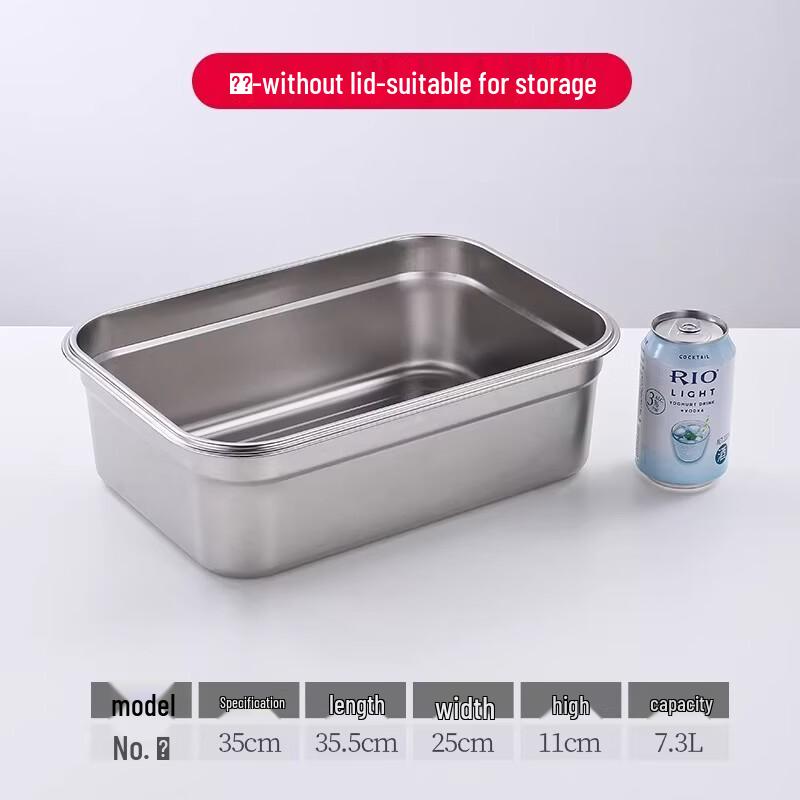Commercial Stainless Steel Food Storage Container