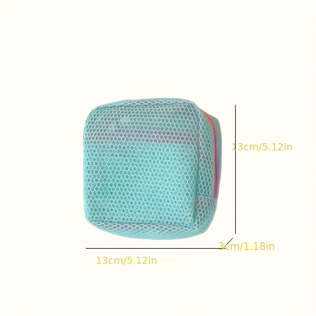 1pc Fashion Large-Capacity Cosmetic Organizer Bag - Deep Pink/Green Mesh Travel Toiletry Bag with Multiple Compartments