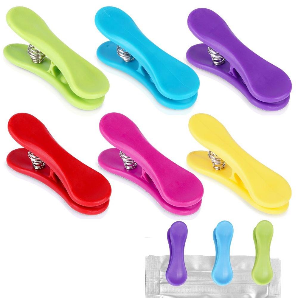 Plastic Bag Sealing Clips 6.5 Cm - Set of 6