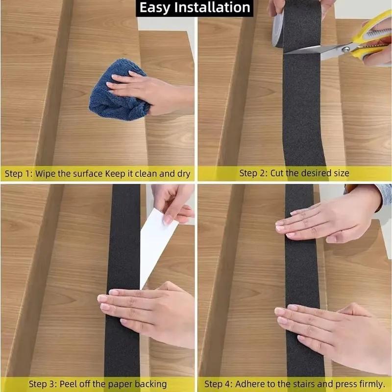 1pc 2.5cm/cm/10cm Anti Slip Traction Tape Non-slip Tape for Stairs, FloorsAnti-slip Tape For Street