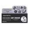 Blue Fruit Soft Eraser: Versatile, Strong Adhesion, Malleable, Crumble-Free, Non-Toxic, Ideal for Students and Fine Arts.