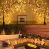 72/96 LED Bendable Willow Branch Lights Birch Tree Lamp 8 Modes Of Vine Tree Christmas Thanksgiving Decoration Atmosphere Light