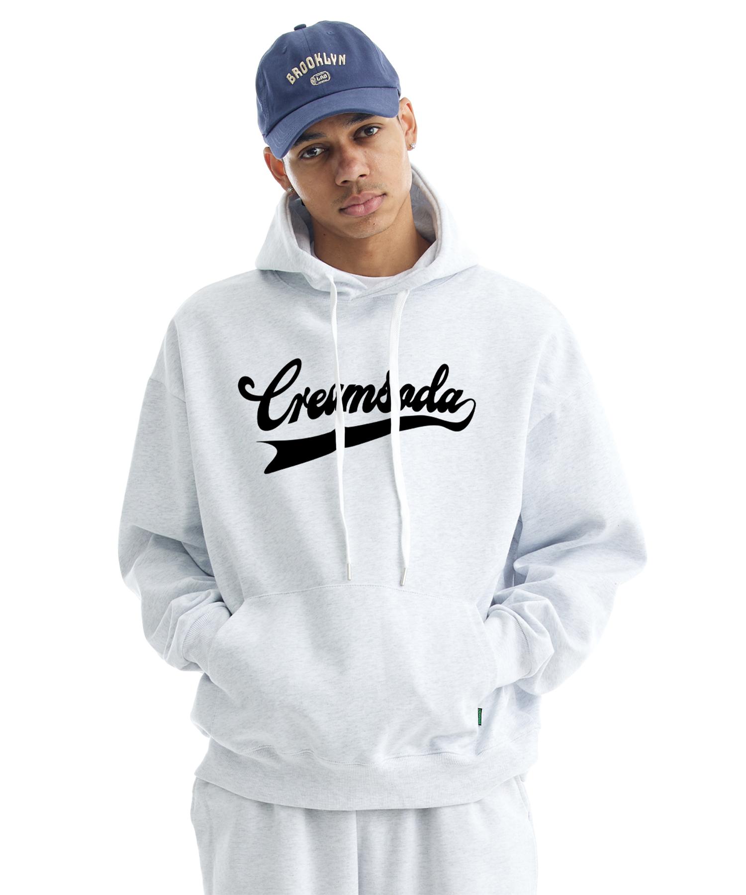 Cream Soda Lab Authentic Logo Hoodie Light Grey L(2)