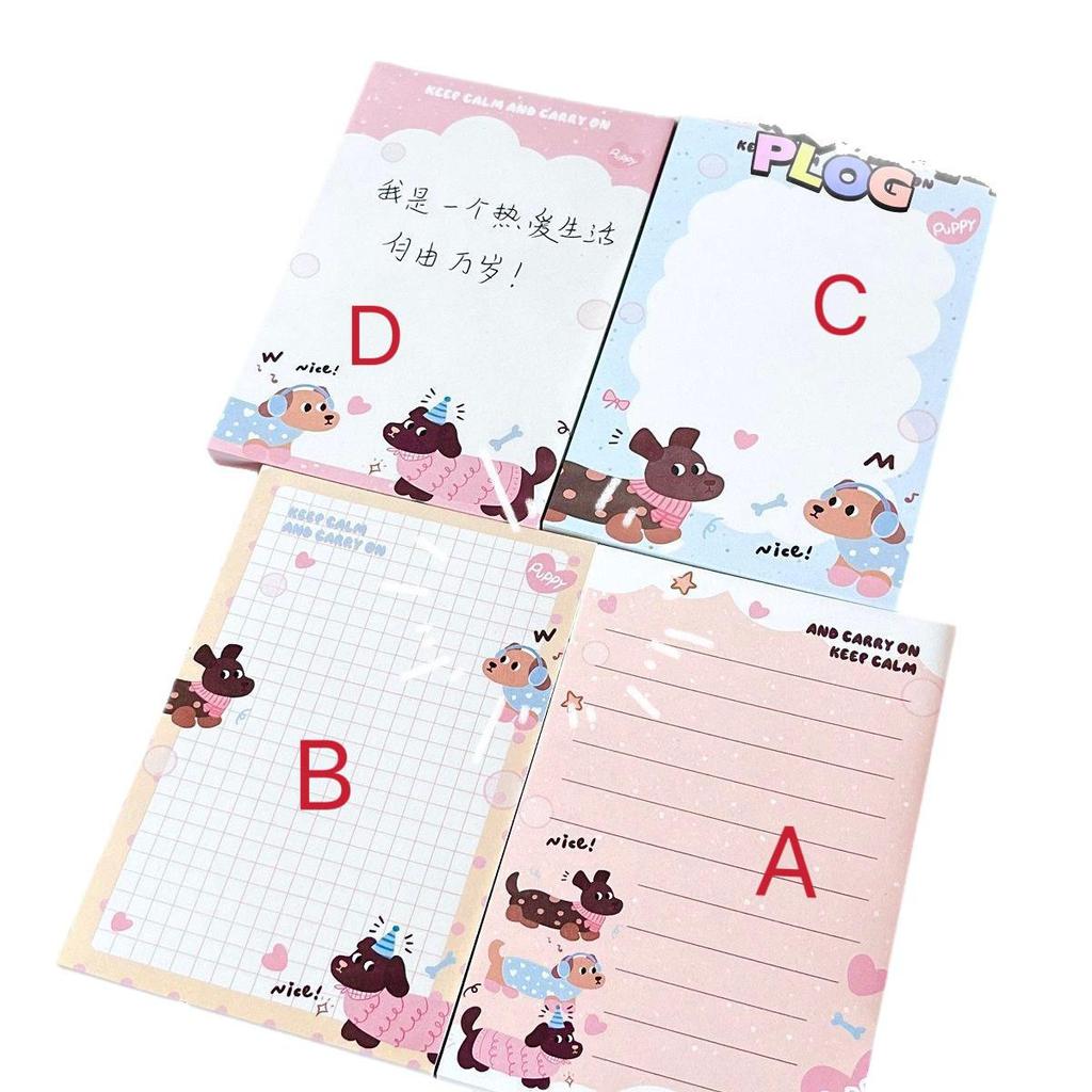 Newcomer Special: Get 3 Cute Sausage Puppy Memo Pads - Perfect for Students!