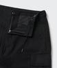 Musinsa Standard Back Satin Parachute Cargo Pants [Black]