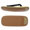 [Kyouetsu] Men's Geta Sandals with High Milon Straps (S (25cm), Black)