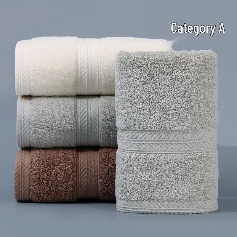 Premium Ansiktshandduk i Helt Bomull - Mjuk, Tjock, Absorberande för Vuxna