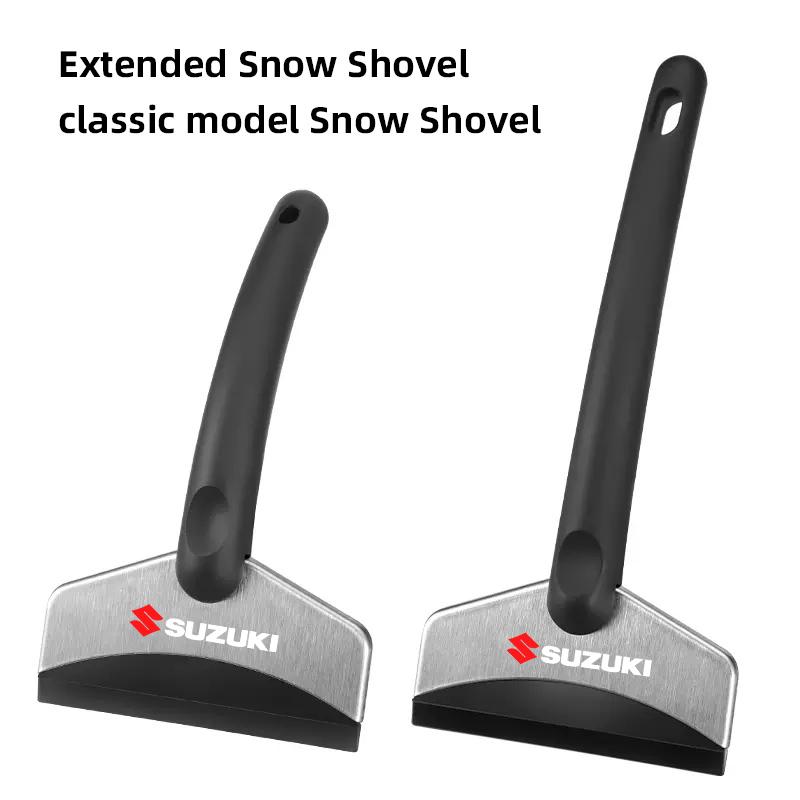 Car Cleaning Shovel Snow Brush Glass Ice Scrapers Tool Accessories For Suzuki Jimny Swift Samurai Vitara SX4 Alto Kaiser Ingnis
