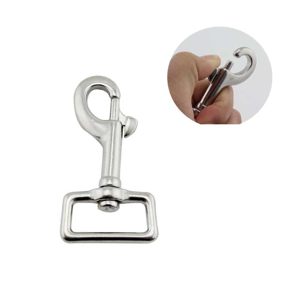 Square Eye Swivel Bolt Snap Hook 316 stainless steel Diving Clip 60mm 66mm 73mm  Marine Yacht Rigging Hardware for Diving