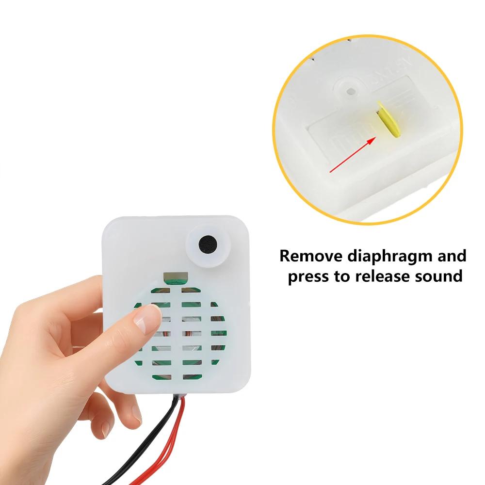 Dual Button Recorder One Record One Play 60 Second Recorder Plush Toy Voice Message Recorder Voice Box Recordable Sound Module