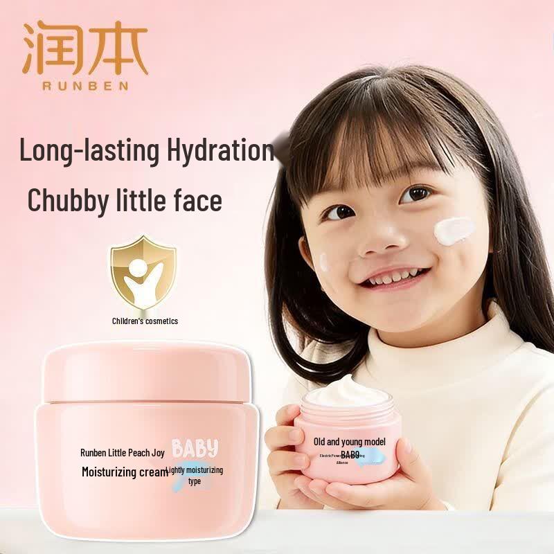 Runben Little Peach Joy Hydrating Baby Cream & Primer