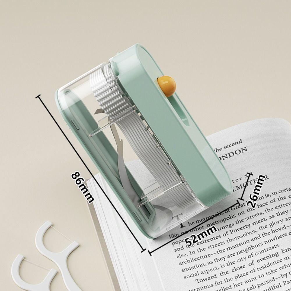 Press-on Floss Stick Storage Box Creative Floss Dispenser Easy To Use Mini Teeth Stick Case Hotel