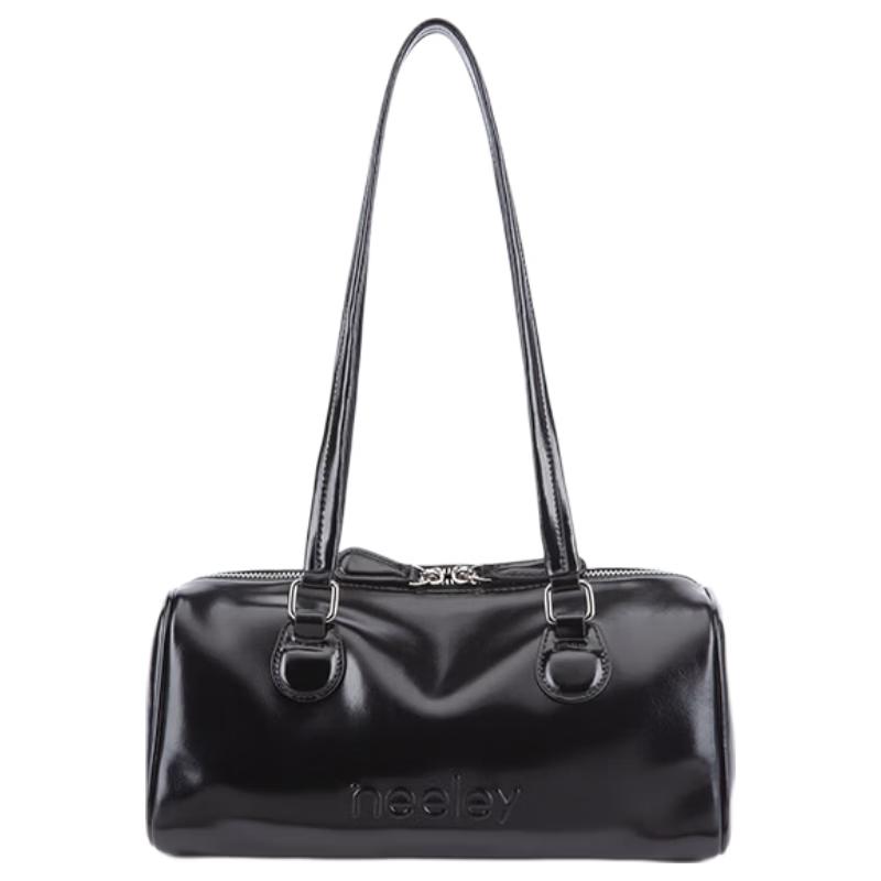 NEELEY Women s Soft Leather Boston Shoulder Bag Large