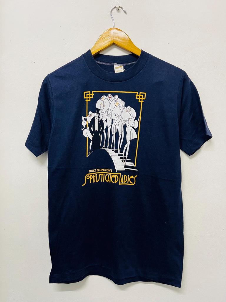 Vintage 80s Duke Ellington : Sophisticated Lady 1980 T-Shirt / Jazz Music / Musical / Broadway / Streetwear / Soul / Pianist / Blue / M
