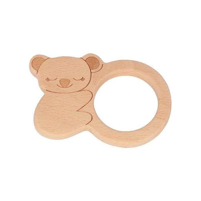 Anneau de dentition en bois - Koala - 100 x 70 mm