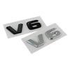 3D ABS Chrome Black Car Trunk Letters For Mercedes Benz Logo Emblem Sticker W204 C280 ML SLK 320 Viano Vito V6 Auto Accessories