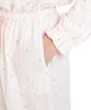 Narue Puff Cream Gauze Petite Heart Frill Pajama Set Women's (R)