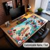 Fantasy Adventure Theme Custom Mouse Pad Personalized With Name Text Customized Desk Mat For Office Home Decor
