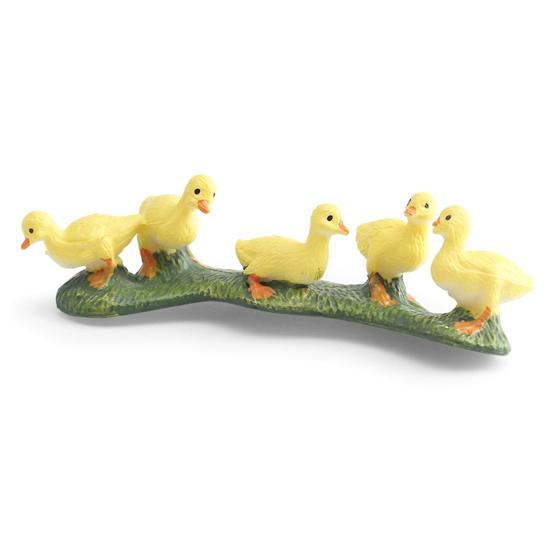 Poultry Model Realistic Chick Duck Goose Figurine Miniature Farm Animal Educational Toy F